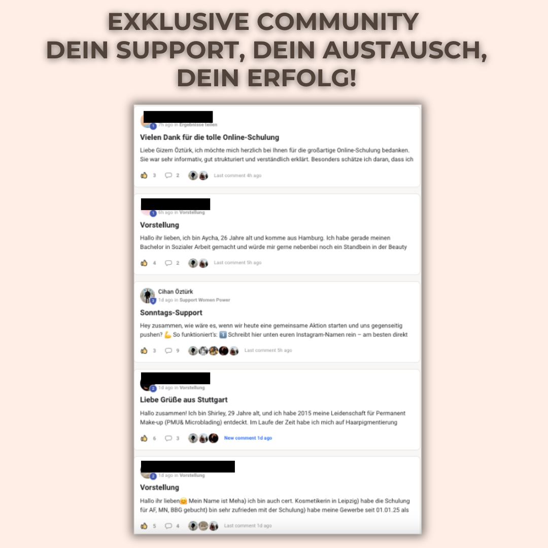 Browlifting Schulung mit Zertifikat & Business-Training