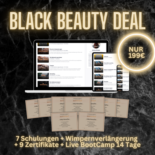 🖤 BLACK BEAUTY DEAL – Das Komplettpaket für deinen Erfolg in der Beauty-Branche